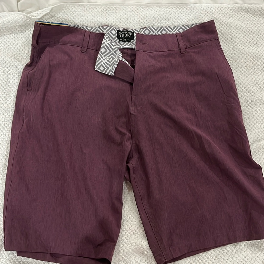 Multi- Functional Short men’s shorts; dark purple